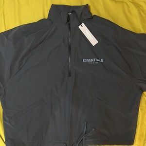 NWT FEAR OF GOD ESSENTIALS HALF ZIP TRACK JACKET!!